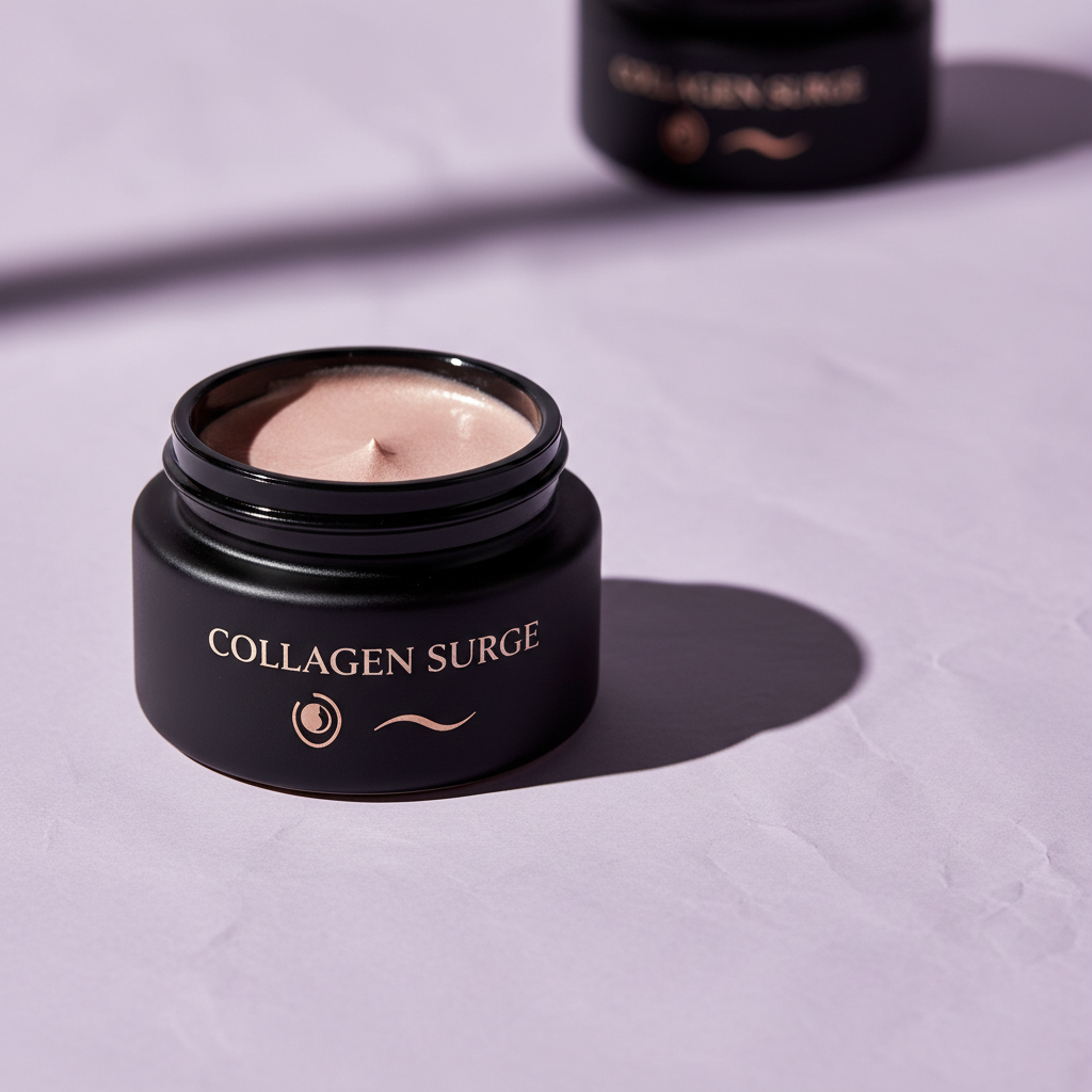 Collagen Surge Clay Mask – Rose Gold Shimmer