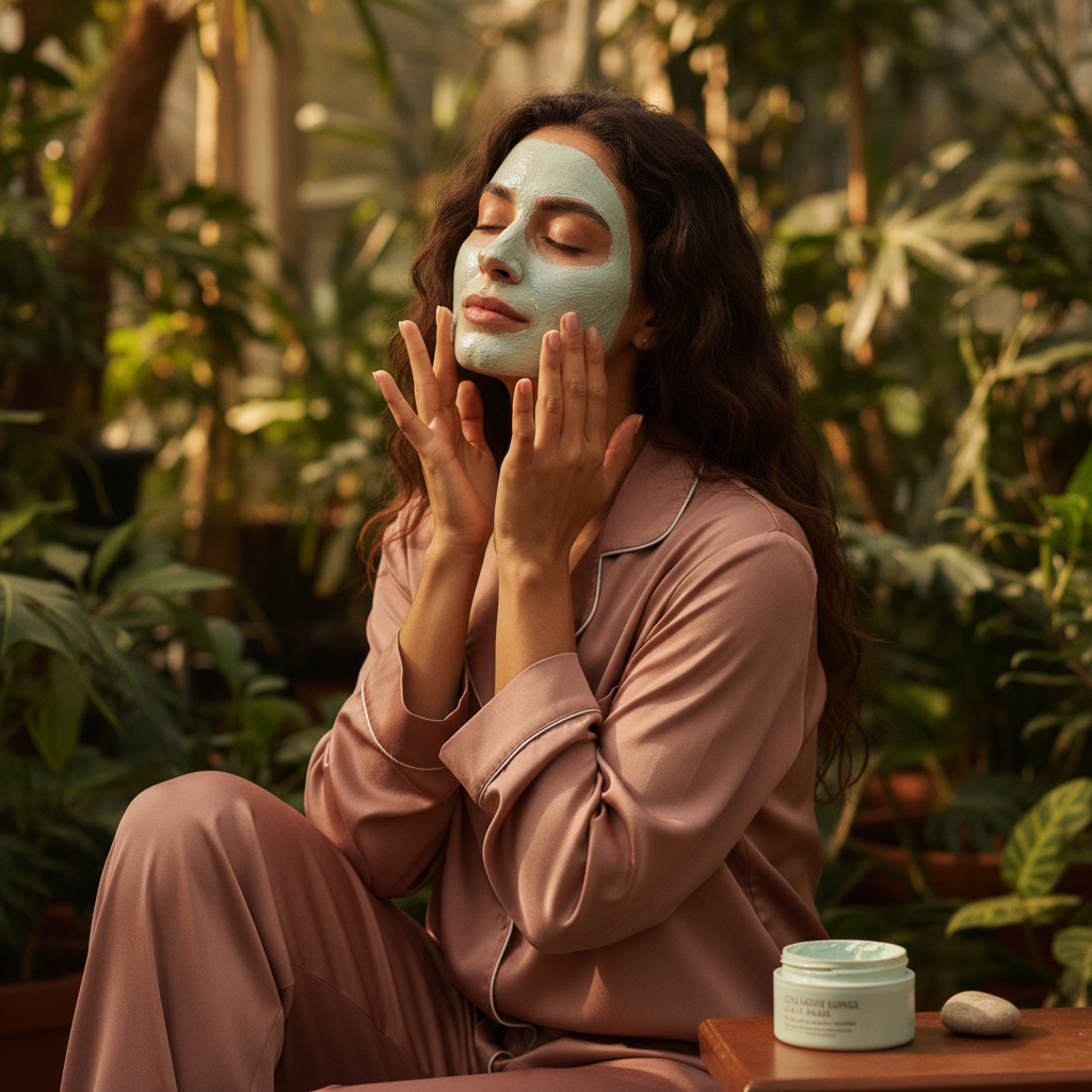 Collagen Surge Clay Mask – Stone Finish