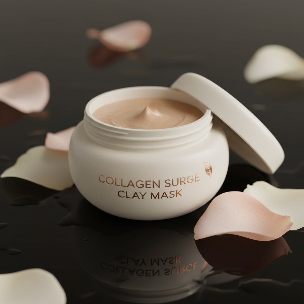 Collagen Surge Clay Mask – Petal Bloom